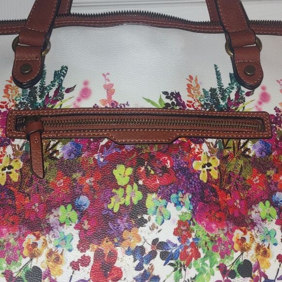 Elliott Lucca Aria Large Floral Tote Bag Never Used Many uses - Picture 5 of 9